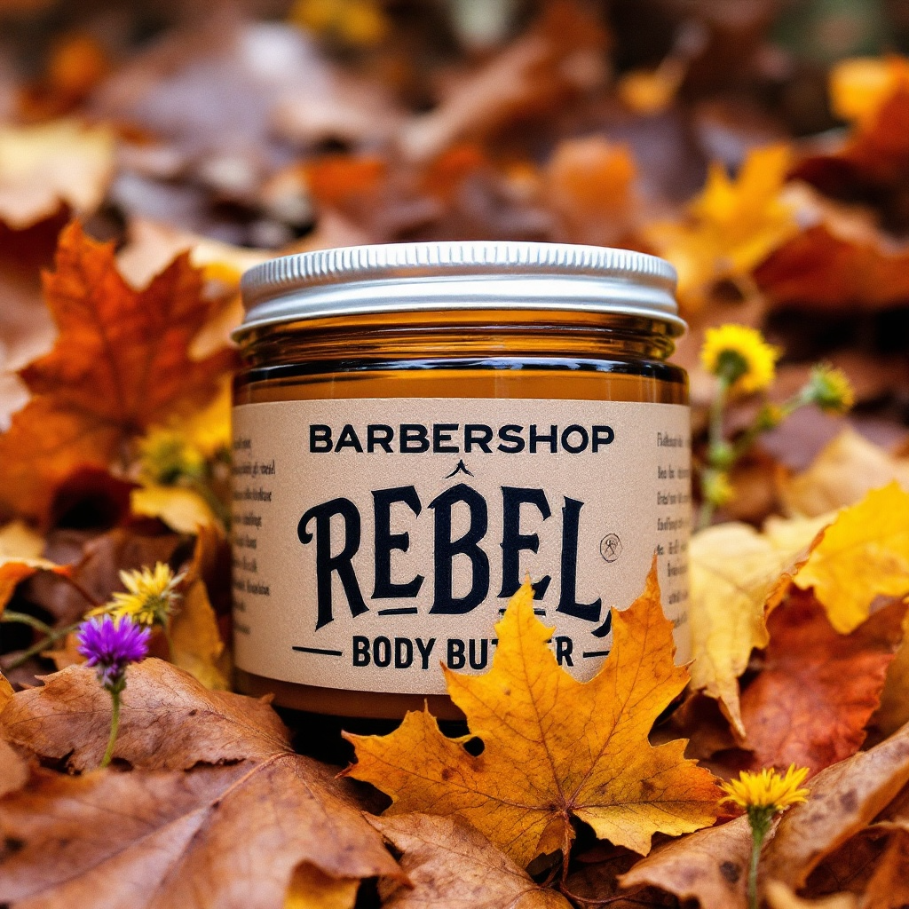 Barbershop Rebel Whipped Body Butter--Hydrating Skincare for Dry & Sensitive Skin