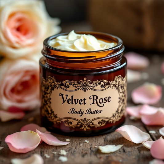 Velvet Rose Whipped Body Butter--Soft, Sultry & Unapologetically Rosy